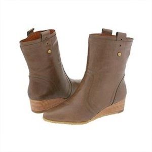 Frye booties with wedge